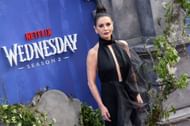 Catherine Zeta-Jones at "Wednesday" Season 2, Part 1 Global Premiere – Arrivals (Image Source: Getty)